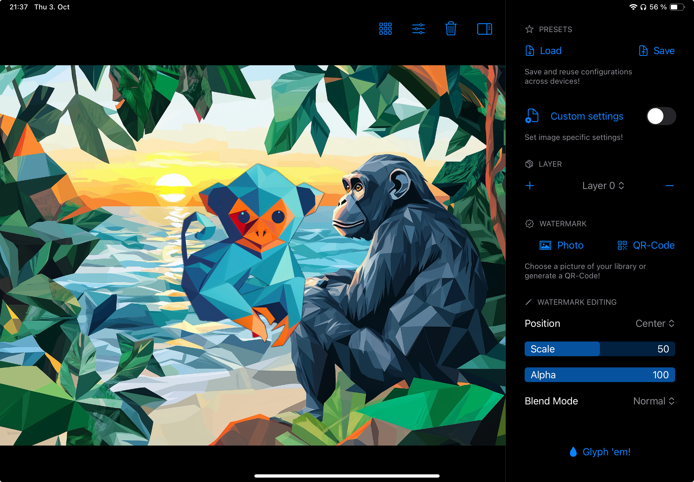 Screenshot of Glypheon